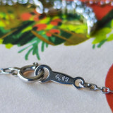 MIKIMOTO ミキモト 天然ダイヤモンド 三日月 ネックレス 18金WG