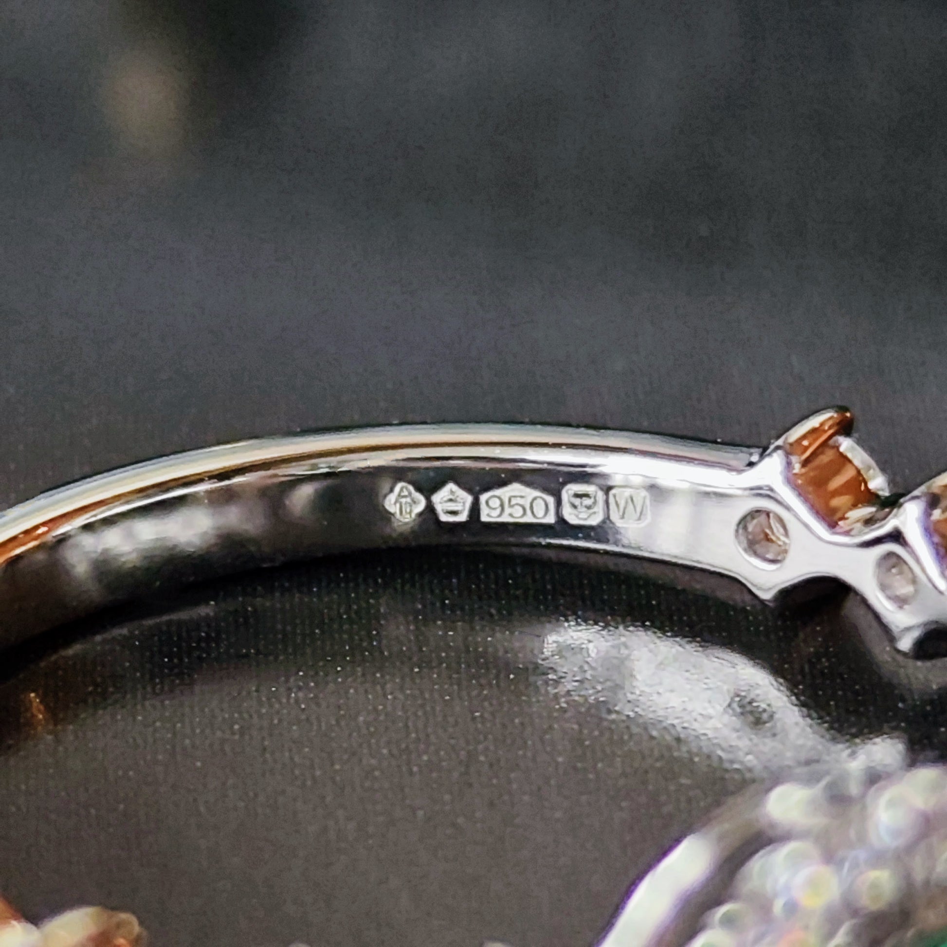Asprey アスプレイ 天然エメラルド 天然ダイヤモンド リング
