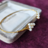 MIKIMOTO ミキモト ベビーパール 18金バングル