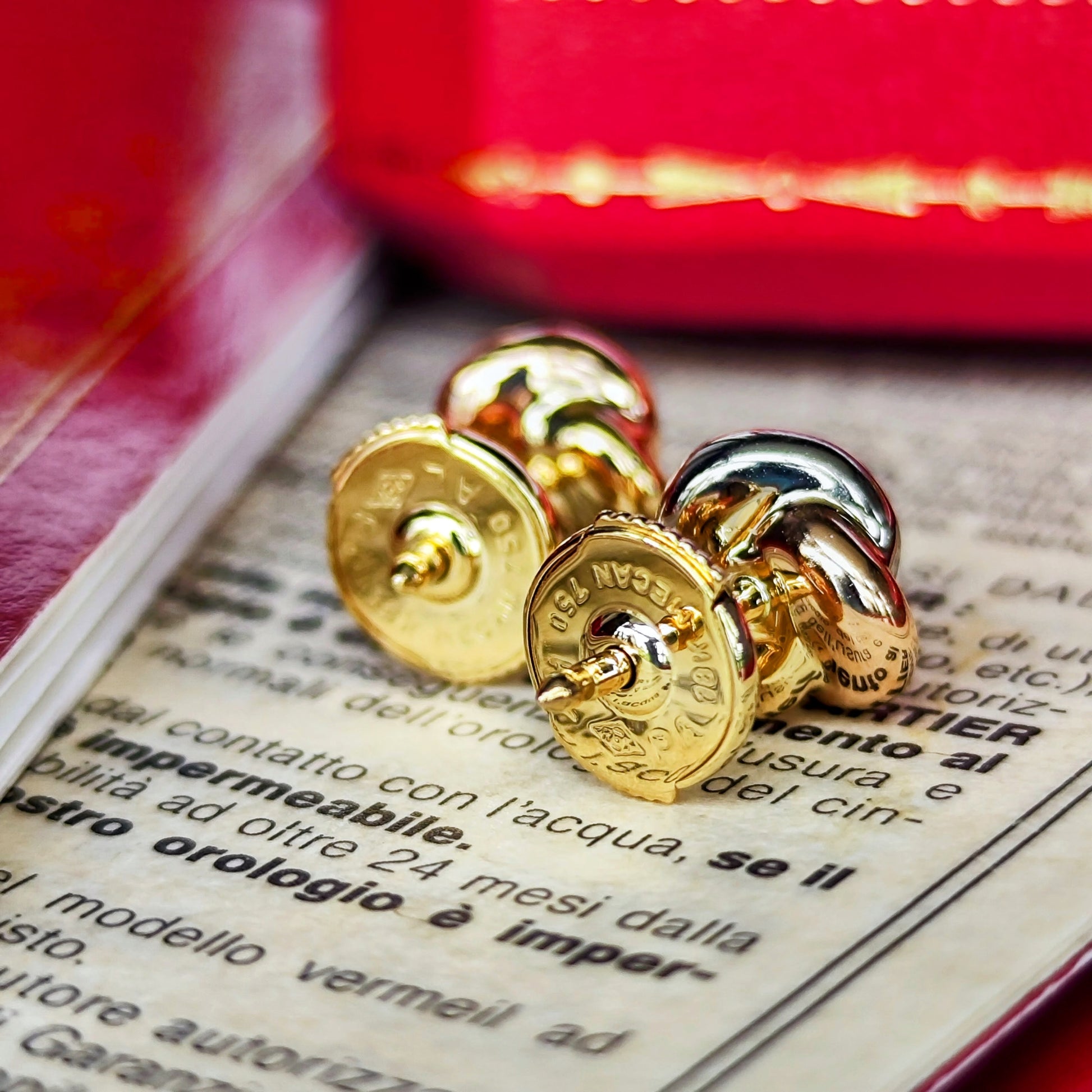 Cartier カルティエ トリニティピアス ダイヤモンド