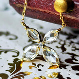 【ローズカット】天然ダイヤモンド ネックレス