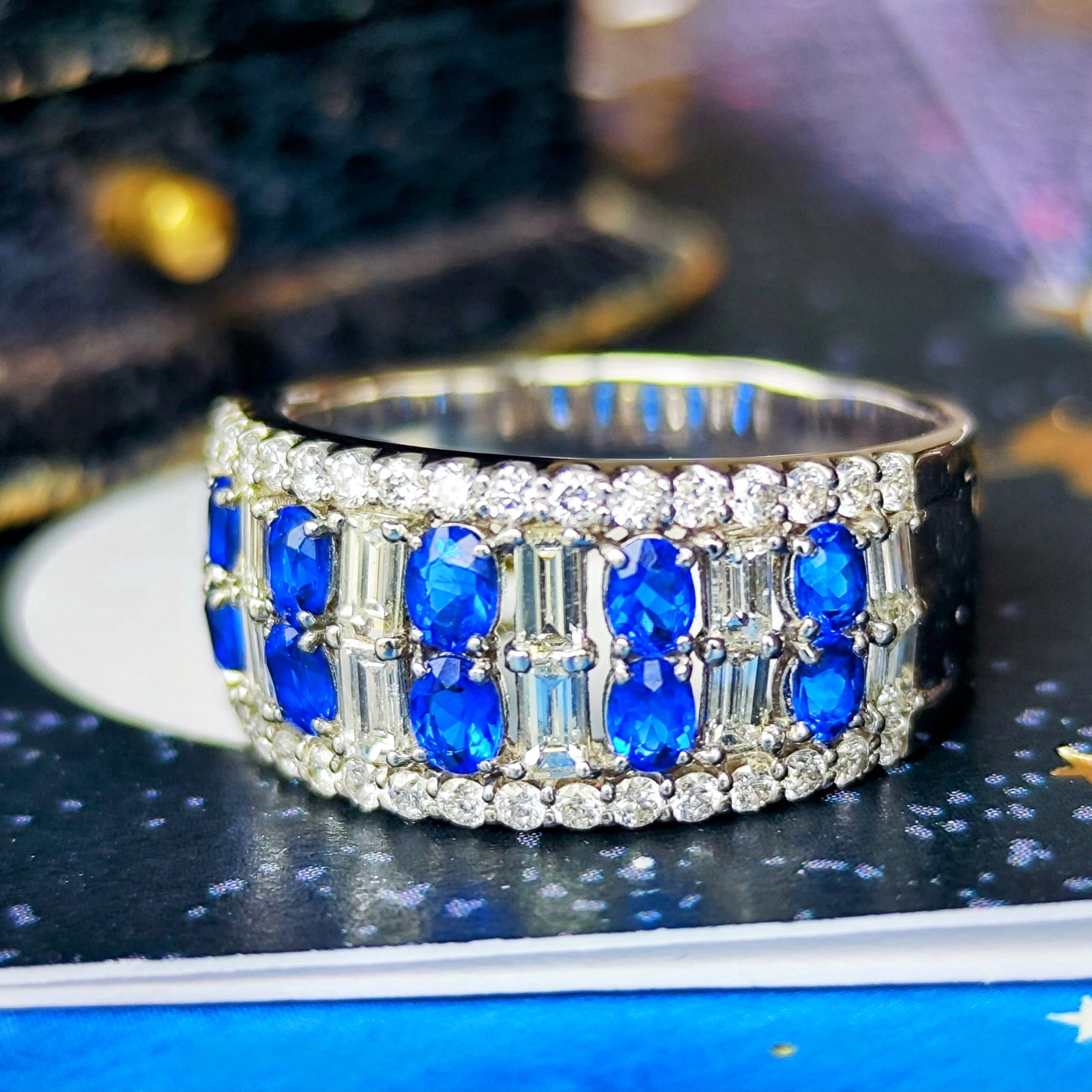 天然アウイナイト 天然ダイヤモンド プラチナリング – Mico宝飾店