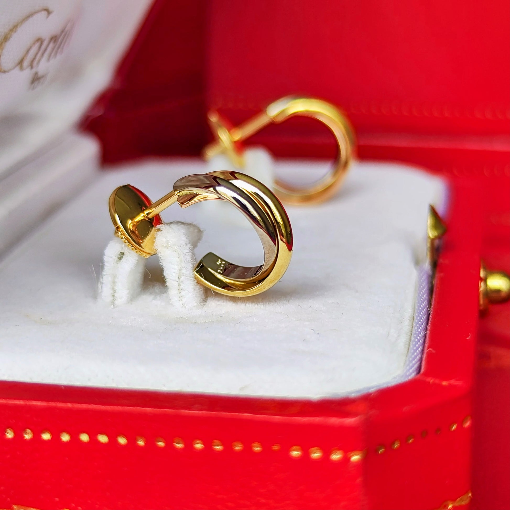 Cartier カルティエ トリニティピアス