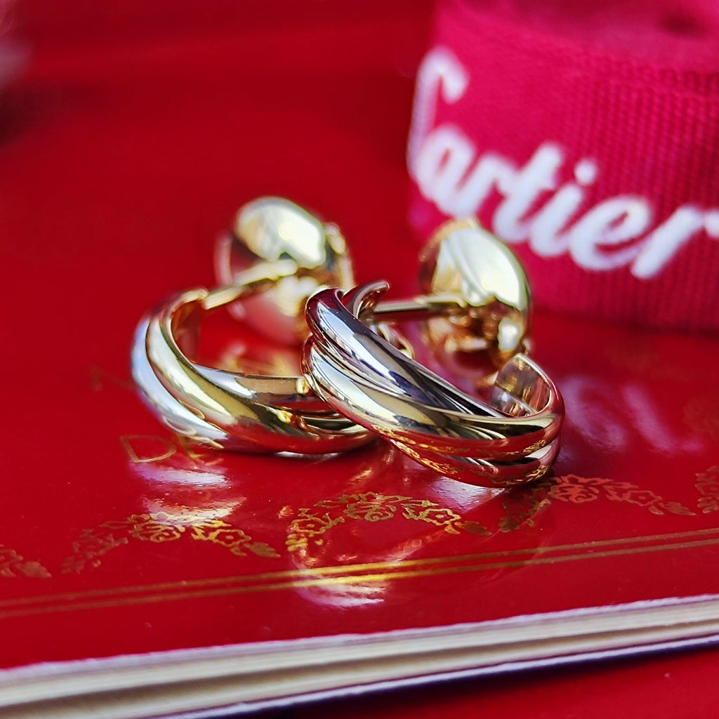 Cartier カルティエ トリニティピアス