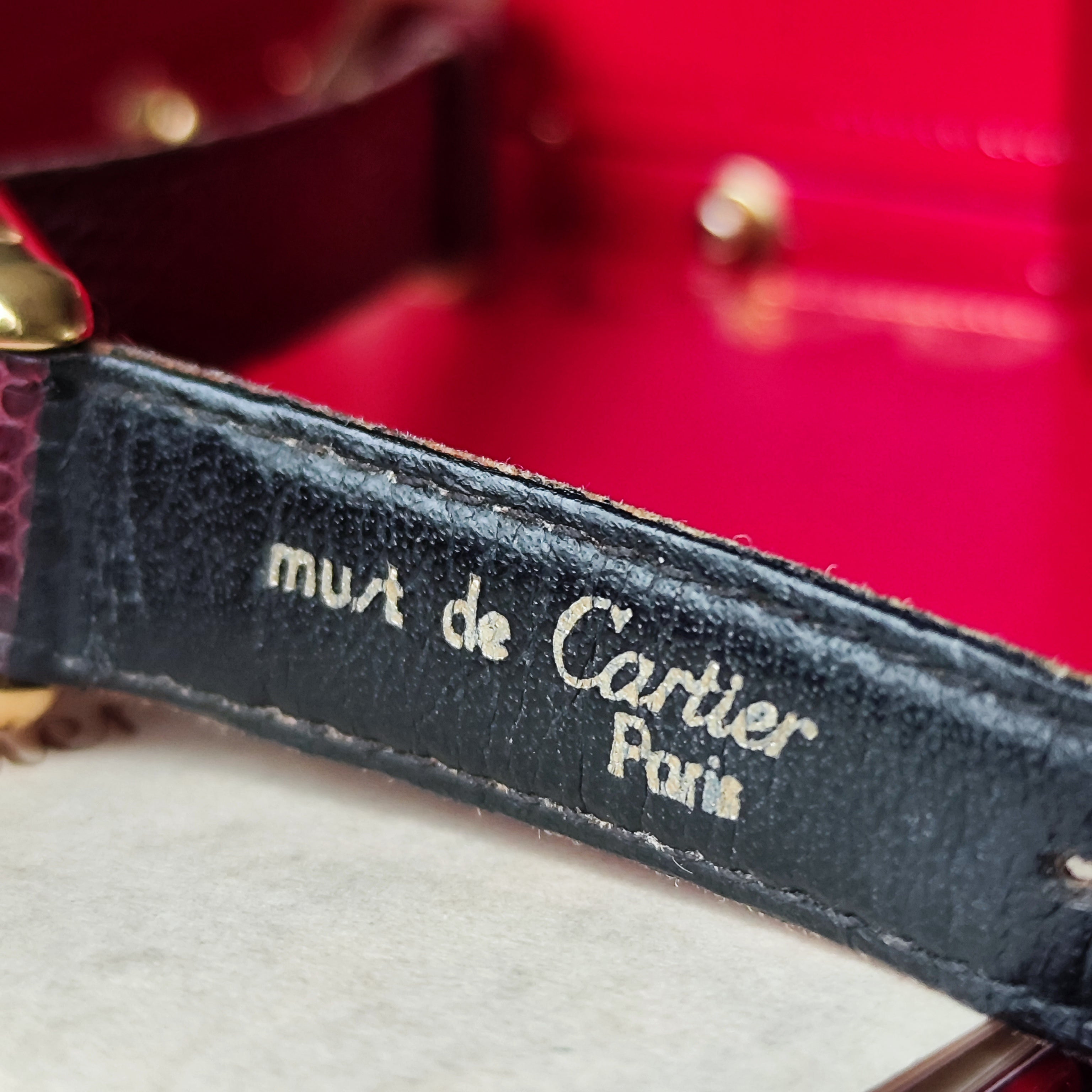 OH済み】Cartier カルティエ マストタンク ボルドー文字盤 手巻き