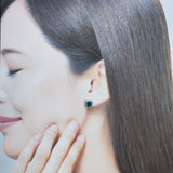 天然ジルコン 天然ダイヤモンド ピアス