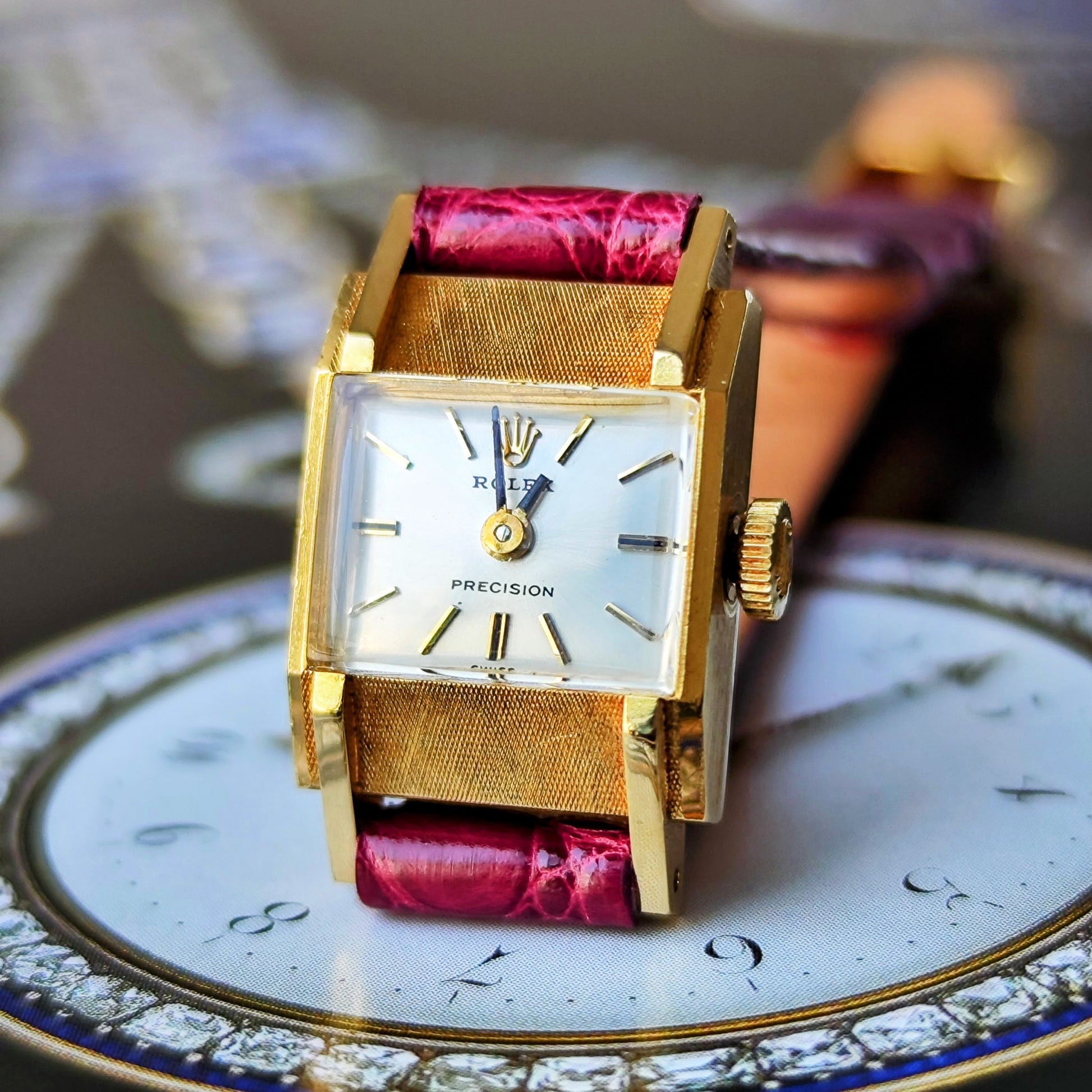 【OH済み】ROLEX ロレックスPRECISION プレシジョン 18金無垢 手巻き腕時計