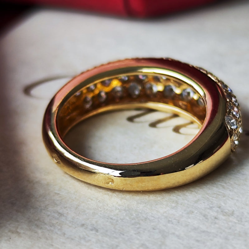 Cartier カルティエ ミミリング ダイヤモンド 18金 9号