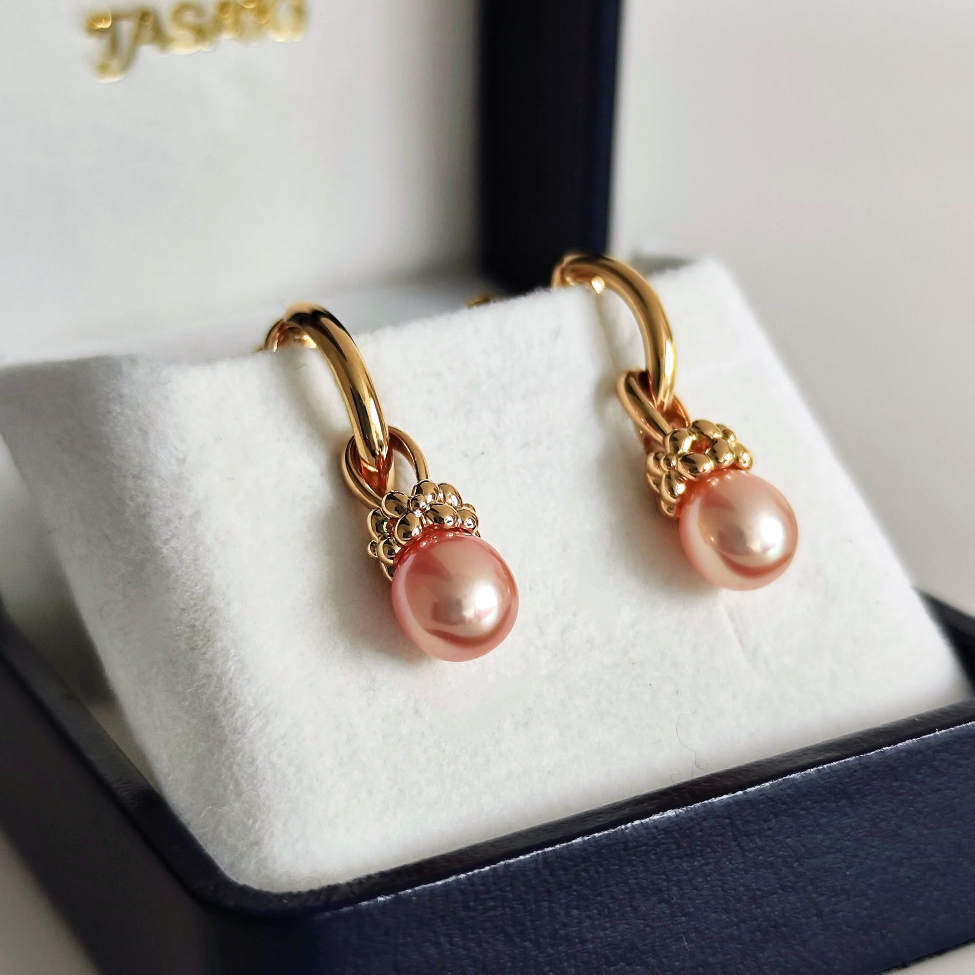 TASAKI 田崎真珠 淡水真珠 イヤリング チャーム