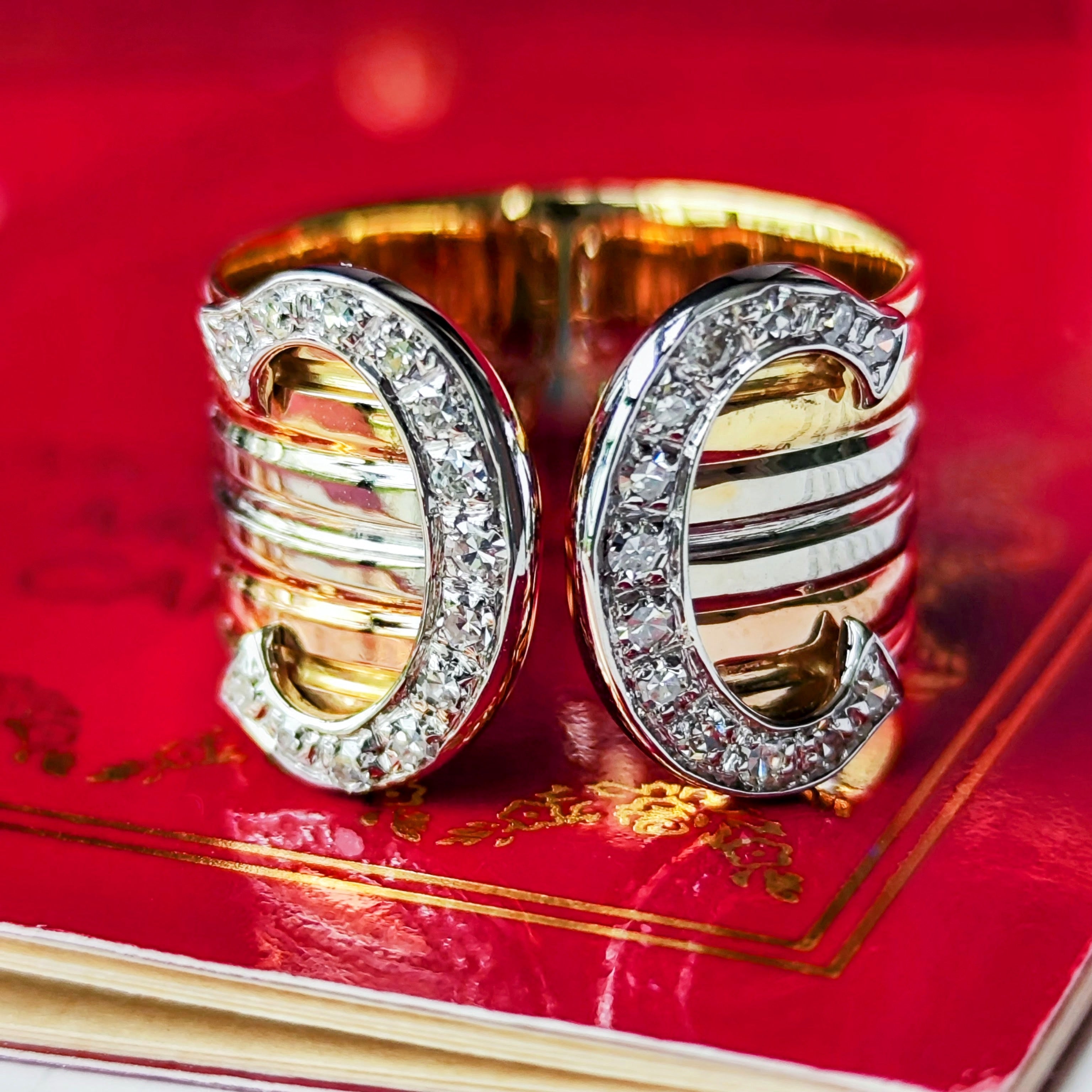 廃盤 Cartier 】カルティエ 2C（デューブル・シー）ダイヤモンド 50