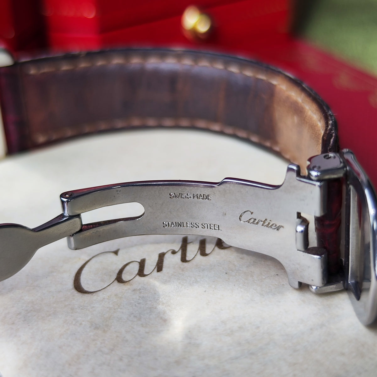 Cartier カルティエ マストタンク シルバー 飛びローマン クォーツ腕時計