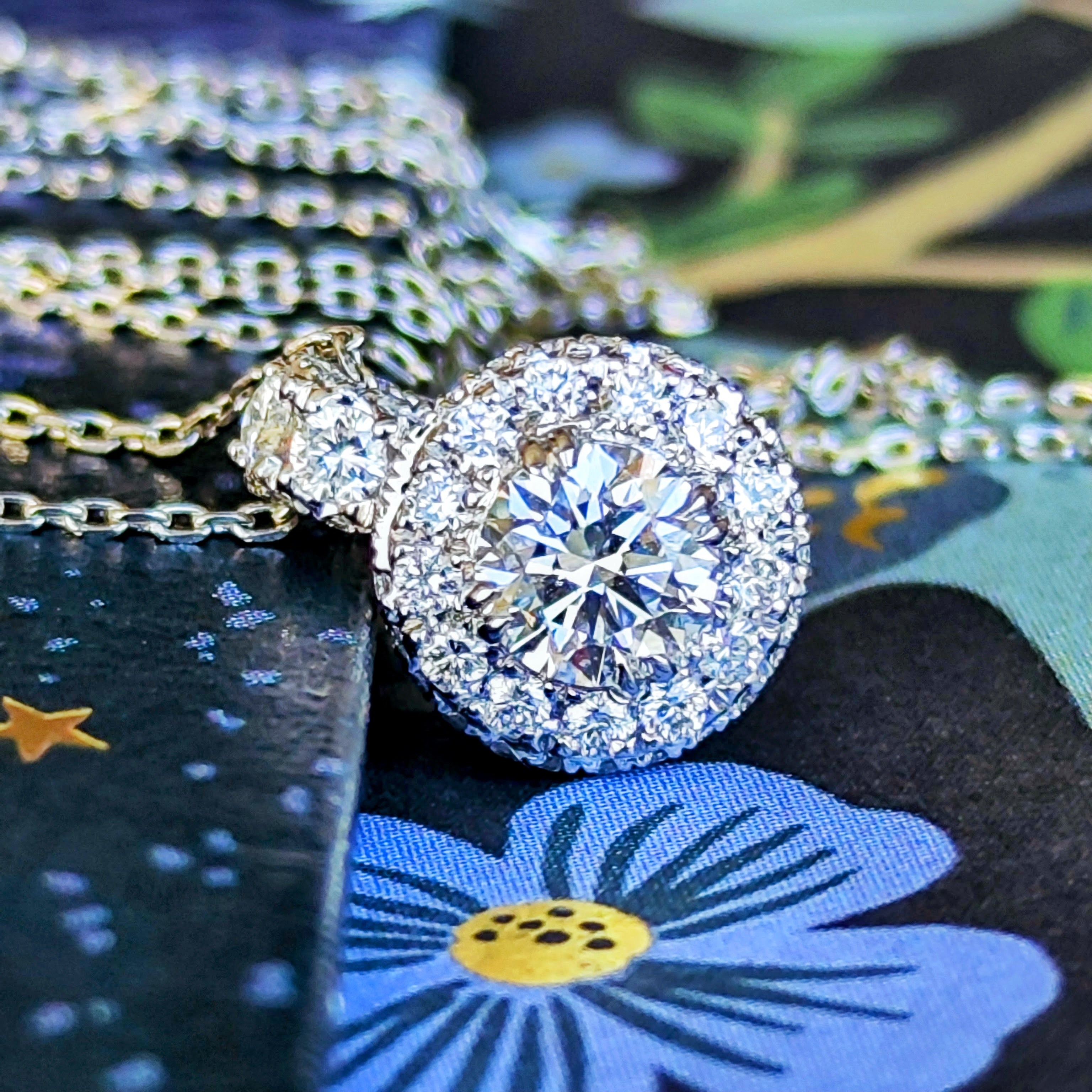 最高級品質】天然ダイヤモンド0.33ct フローレス Dカラー ネックレス