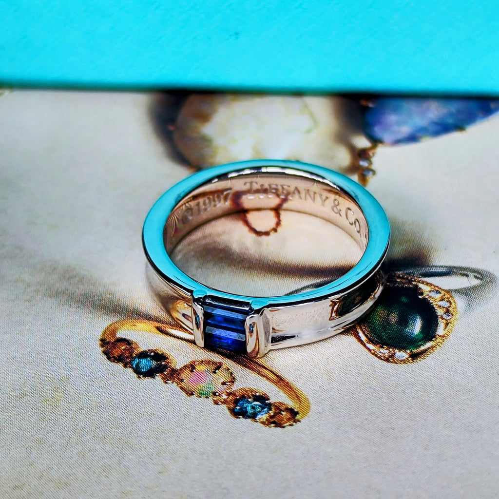 TIFFANY &Co ティファニー スタッキングリング サファイア