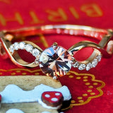 天然アンダリュサイト 天然ダイヤモンド リング