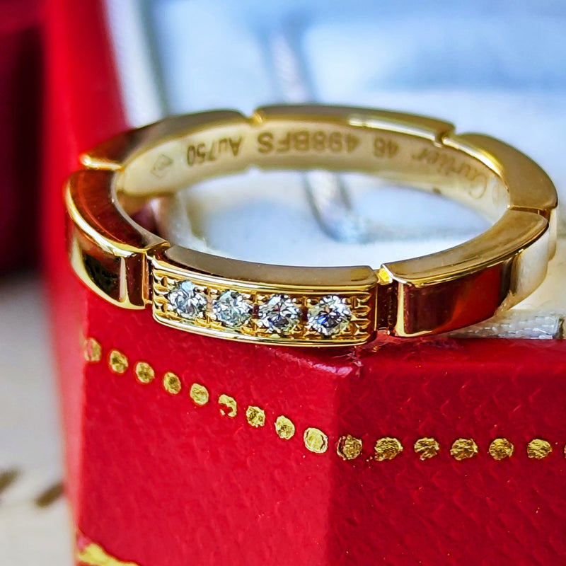 Cartier カルティエ マイヨンパンテール
ダイヤモンドリング 18金YG 6号