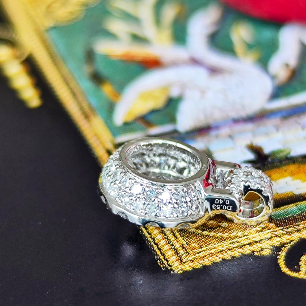 【インターナリーフローレス】天然ダイヤモンド 0.53ct プラチナ ペンダントトップ