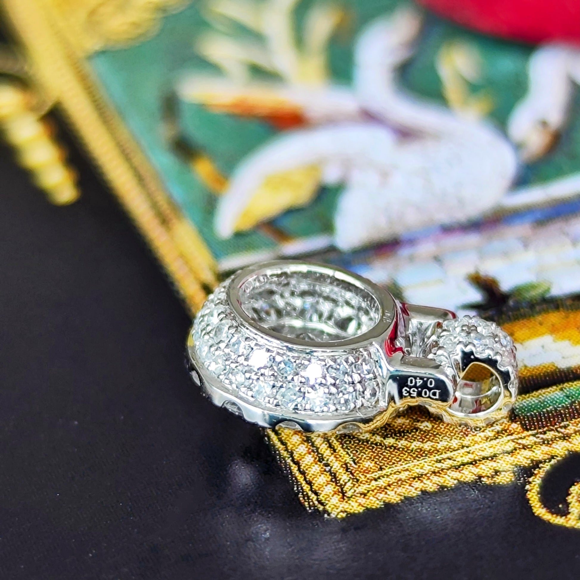 【インターナリーフローレス】天然ダイヤモンド 0.53ct プラチナ ペンダントトップ
