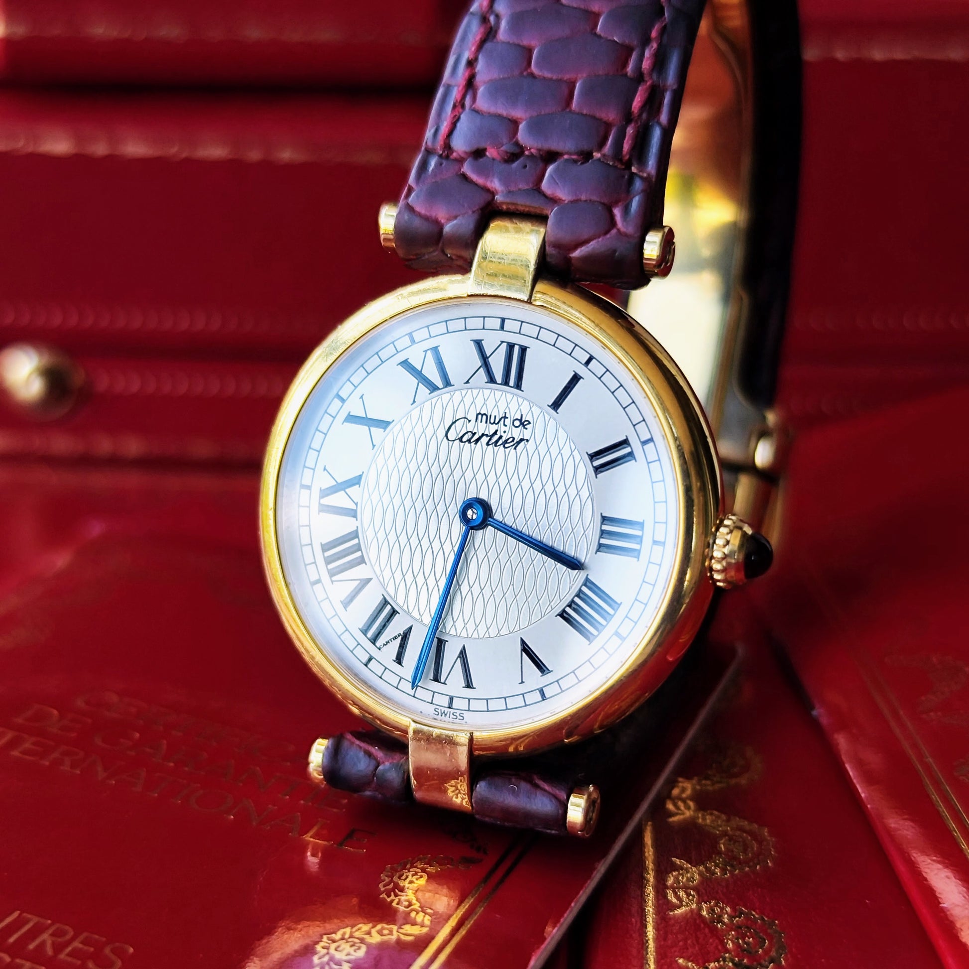 【Cartier 150周年 1847本限定モデル】
カルティエ マストヴァンドーム LM クォーツ腕時計 ギャランティカード
