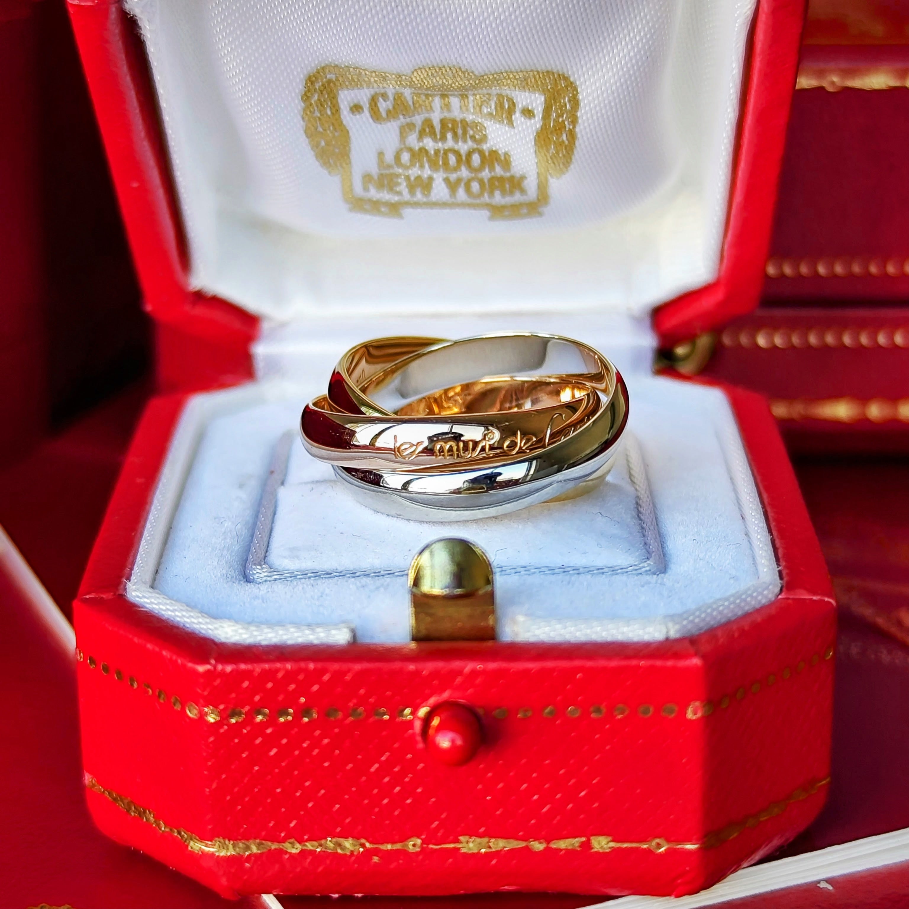 Cartier カルティエトリニティリング　箱付き！ Cartier カルティエ トリニティリング 51 – Mico宝飾店