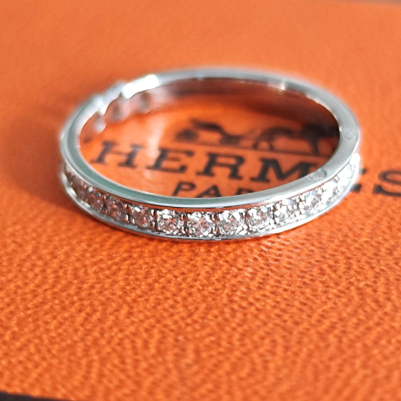 HERMES エルメス エヴァーセリエ ダイヤモンド 0.37ct フルエタニティリング
