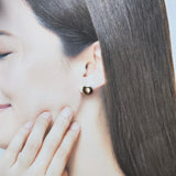 天然パライバトルマリン 天然ダイヤモンド パヴェ 18金ピアス