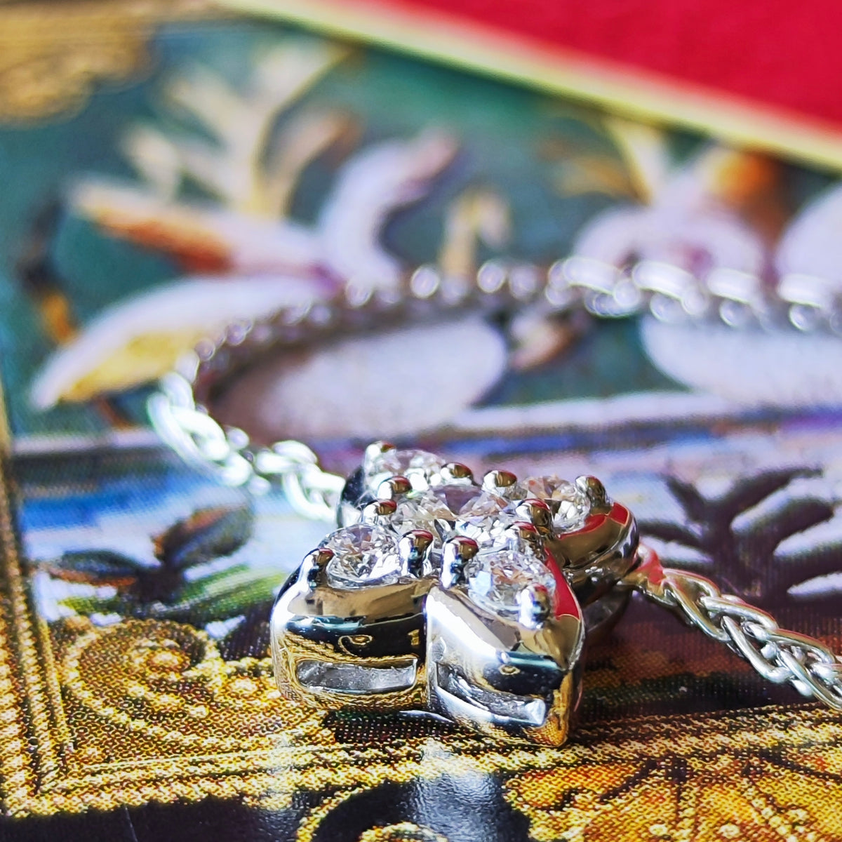 PICCHIOTTI ピキョッティ 天然ダイヤモンド 18金WG ネックレス