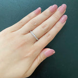 【ピンクダイヤ】天然ダイヤモンド ハーフエタニィリング プラチナ