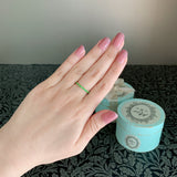 天然デマントイドガーネット ハーフエタニティリング 18金