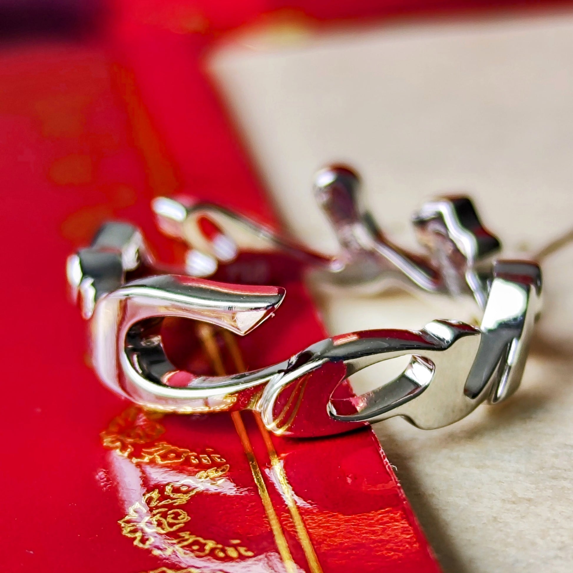 Cartier カルティエ シグネチャーリング 18金WG 51