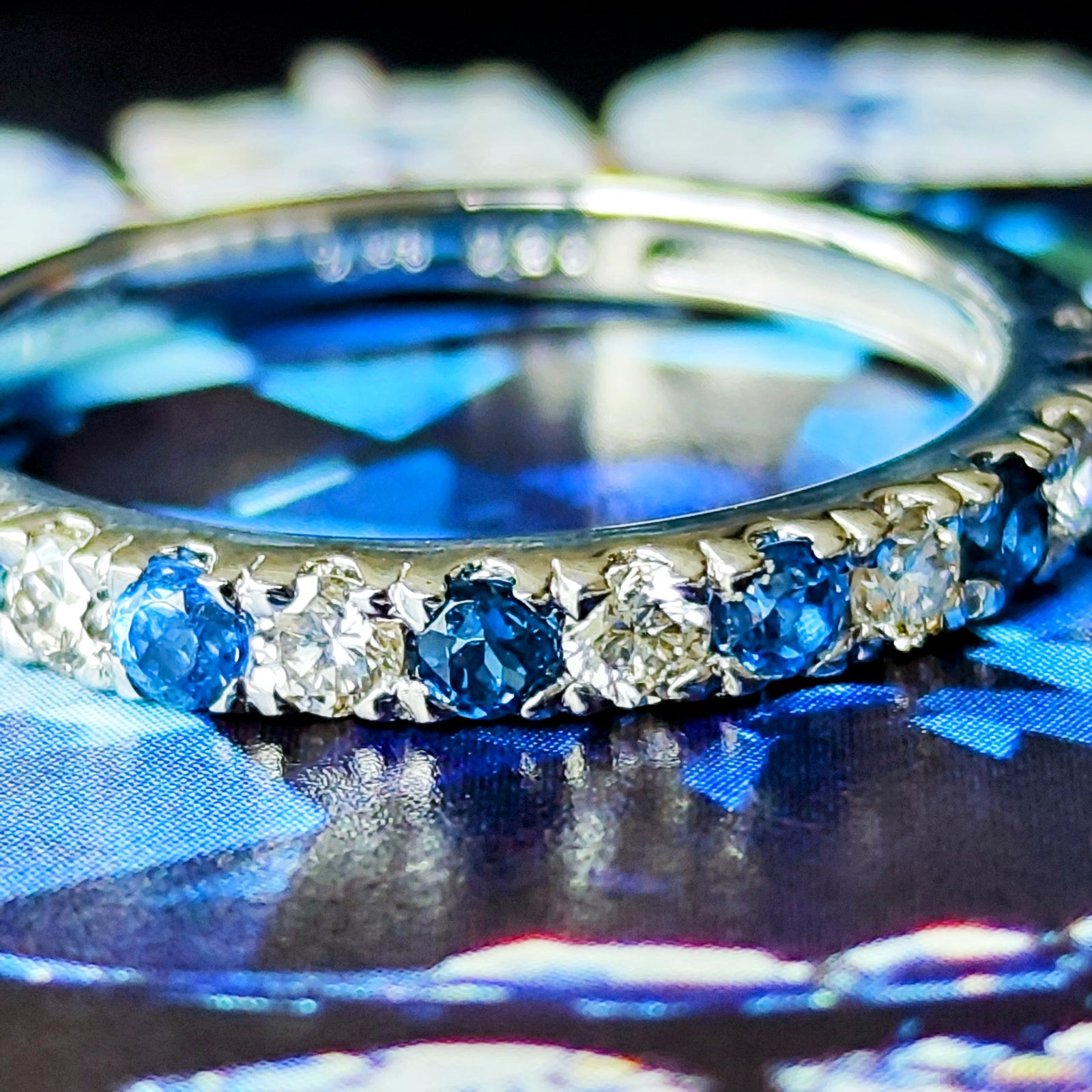 天然コバルトブルースピネル 天然ダイヤモンド リング – Mico宝飾店