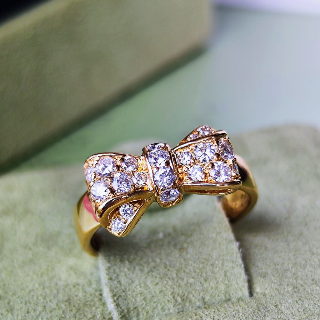 【Vintage Van Cleef & Arpels】ヴァンクリーフ&アーペル リボンリング
