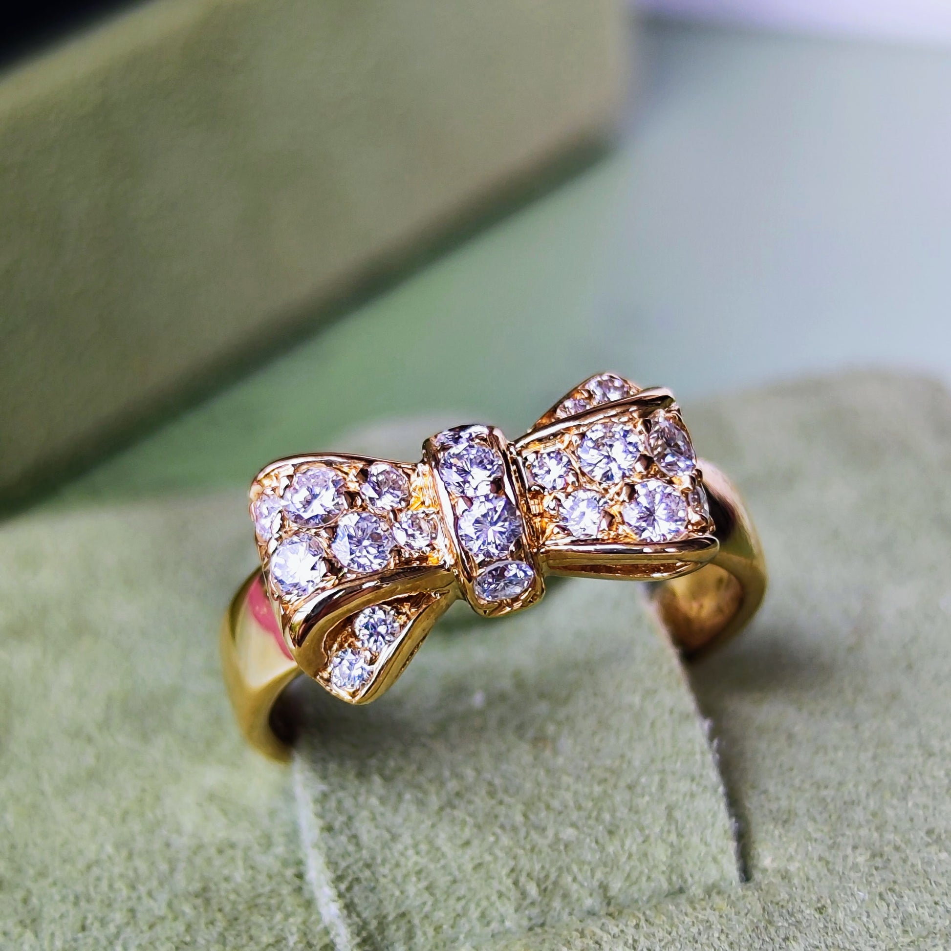 【Vintage Van Cleef & Arpels】ヴァンクリーフ&アーペル リボンリング