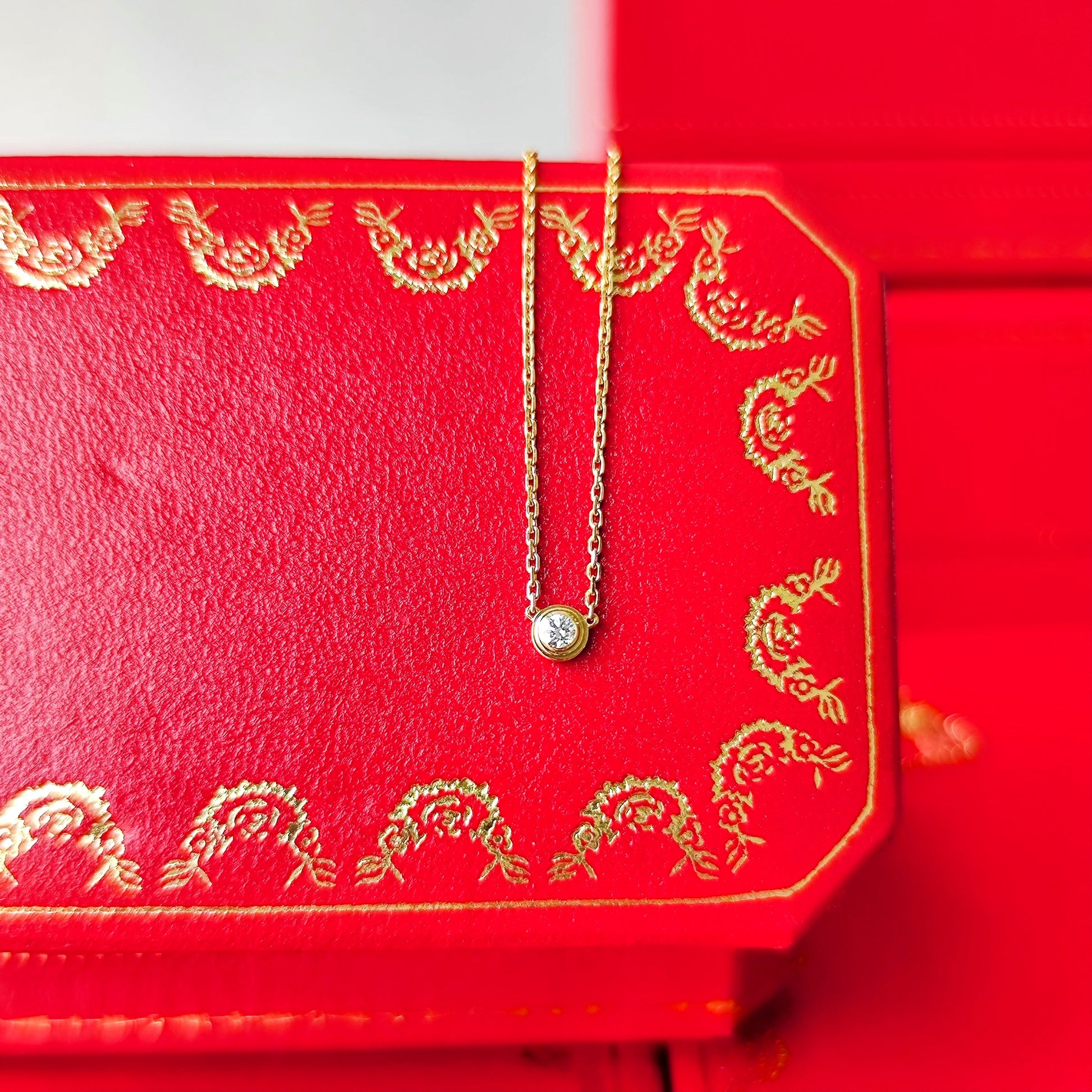 Cartier カルティエ ダムール XS ネックレス 18金YG