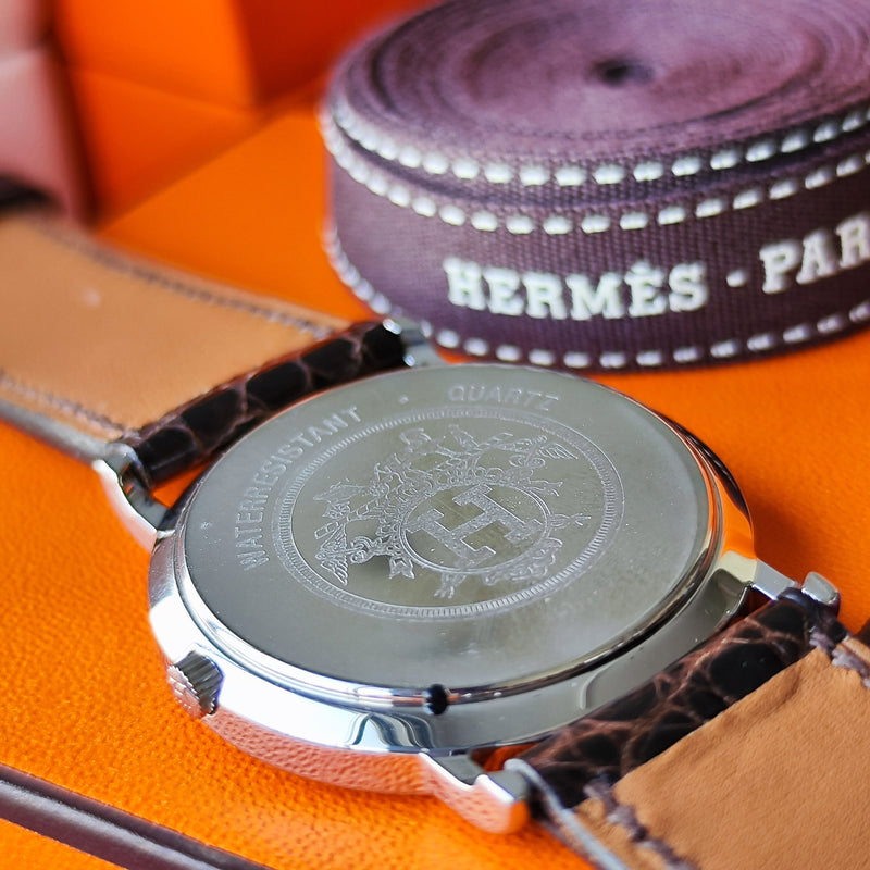 【OH済み ボーイズ】HERMES エルメス セリエ クォーツ 腕時計