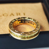 BVLGARI ブルガリ B-ZERO1 ビーゼロワン ペリドット 18金YG 10号