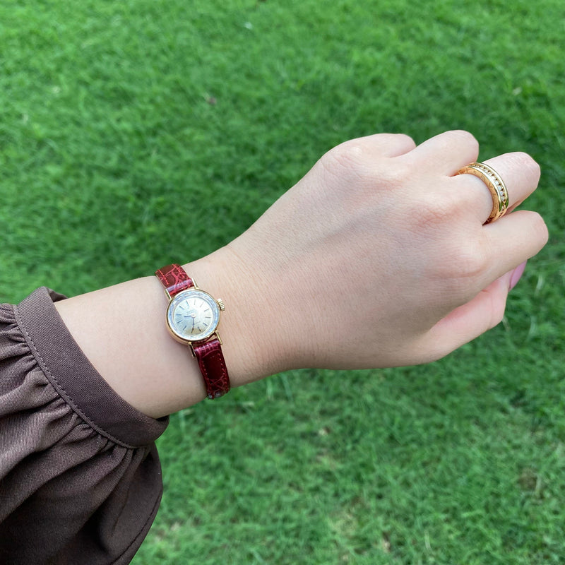 【OH済み 自動巻き】OMEGA  オメガ デビル カットガラス ゴールド