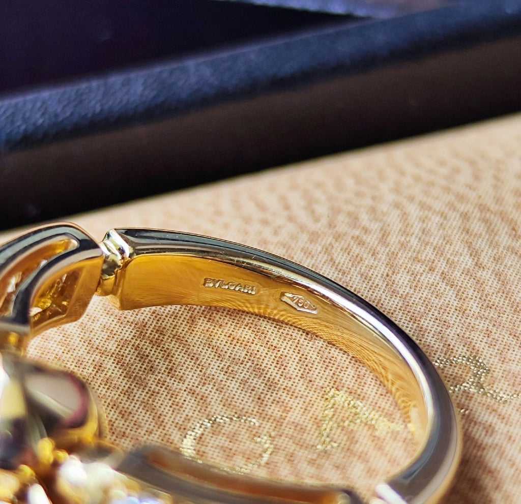 BVLGARI ブルガリ アルトラーレ ダイヤモンドリング 18金YG 10号
