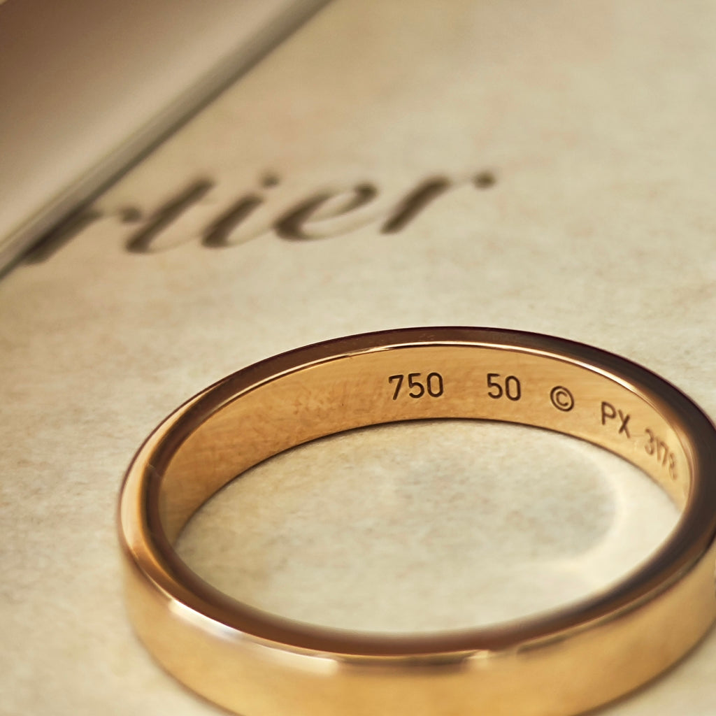 Cartier カルティエ Cドゥ ダイヤモンド リング 18金PG 50