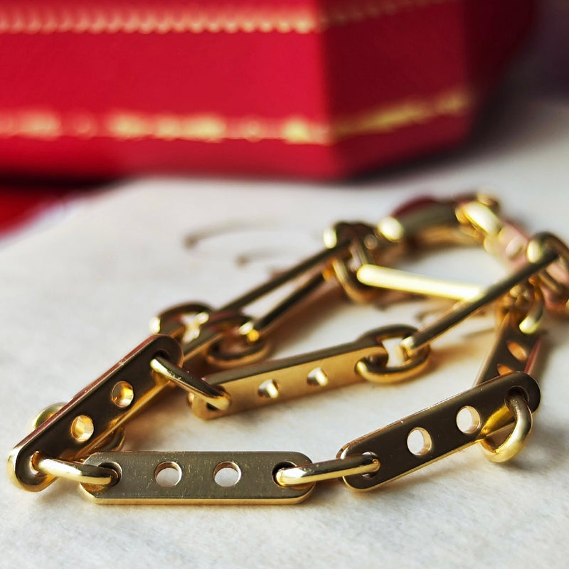 Cartier カルティエ メカノ ブレスレット 18金YG