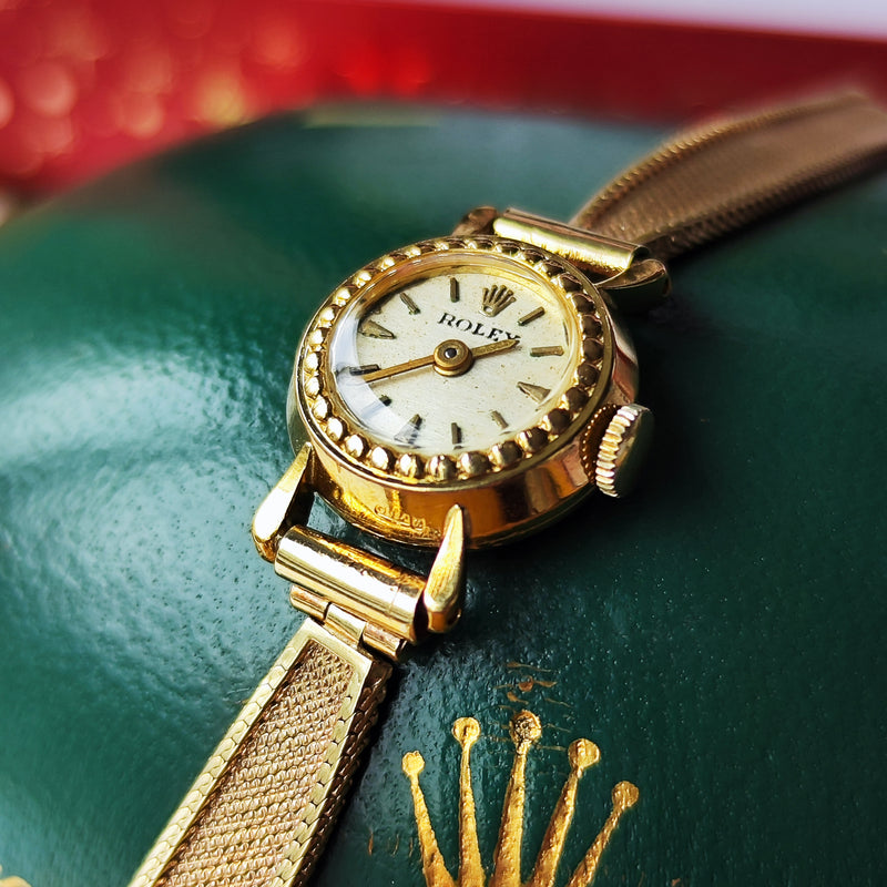 【OH済み】ROLEX ロレックス 18金無垢手巻き腕時計