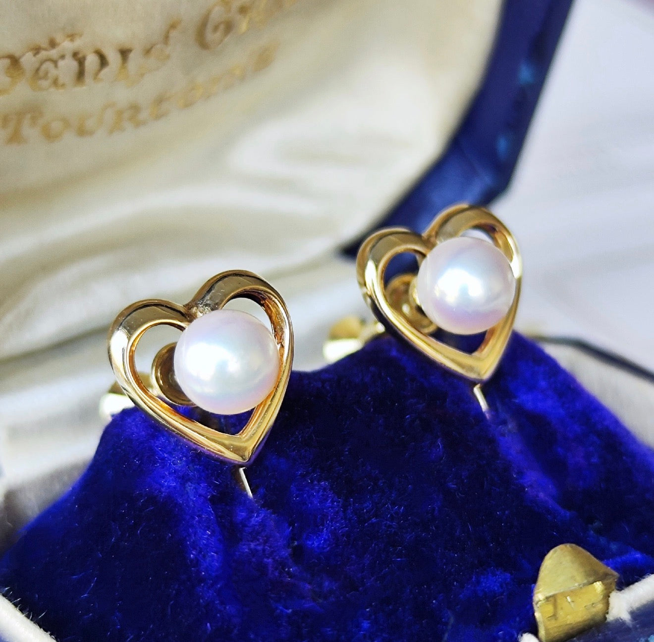 【オールドミキモト 】MIKIMOTO ミキモト あこや真珠 イヤリング 14金