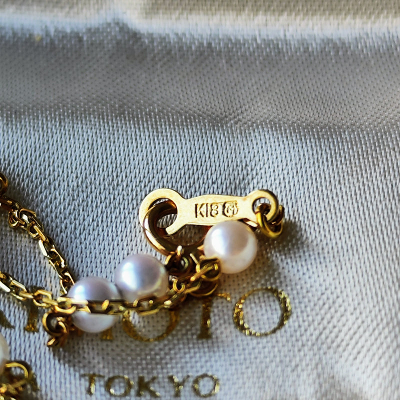 【お値下げ】MIKIMOTO ミキモト あこや真珠 ベビーパール ブレスレット