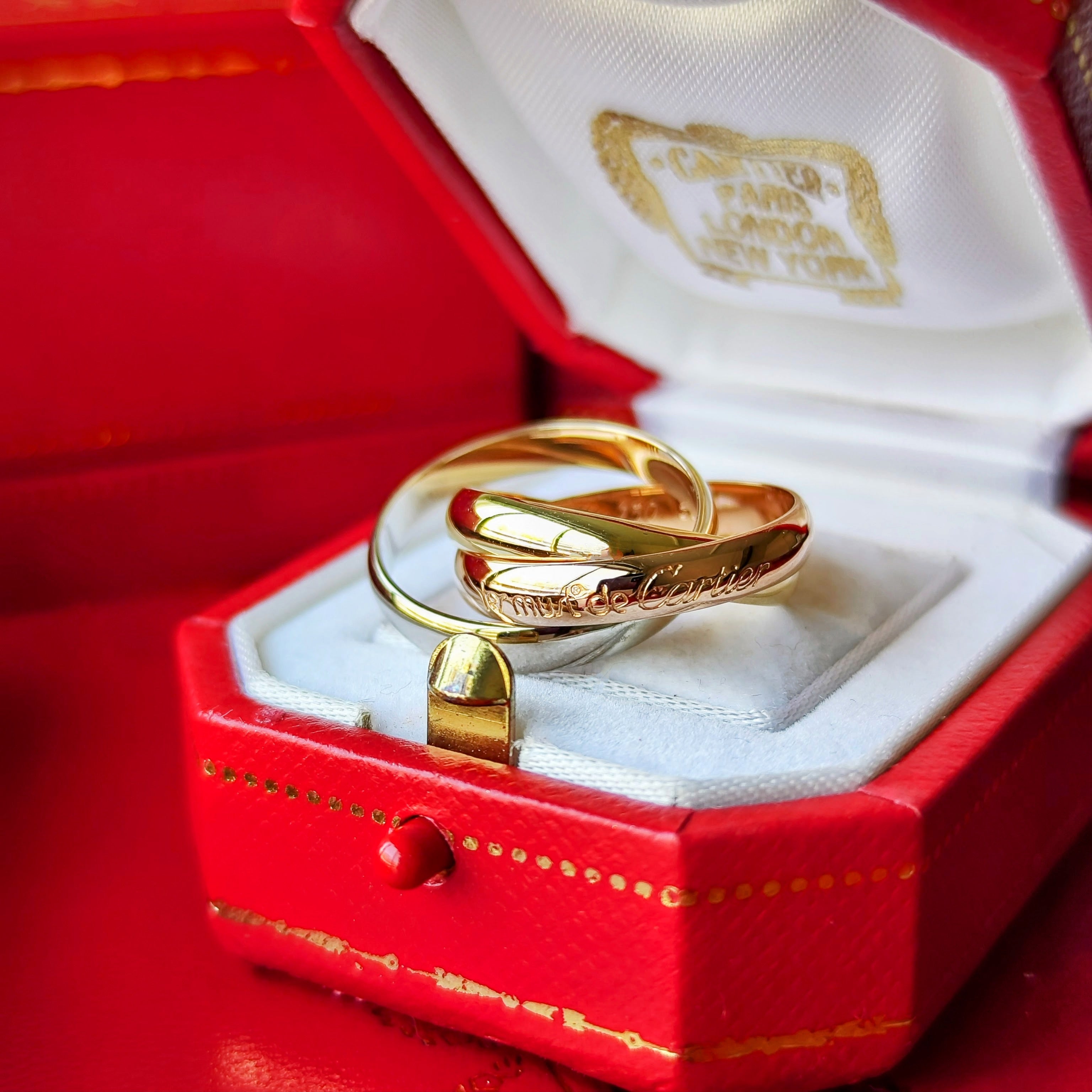 Cartier カルティエ トリニティ スリーカラーリング 52 – Mico宝飾店