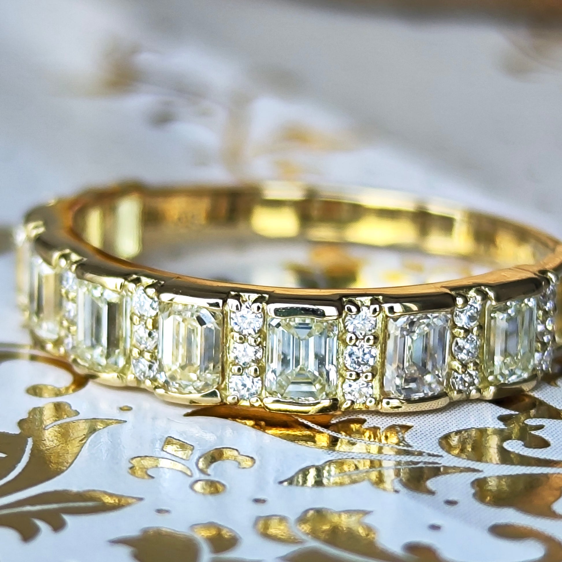 天然ダイヤモンド 0.90ct 18金リング