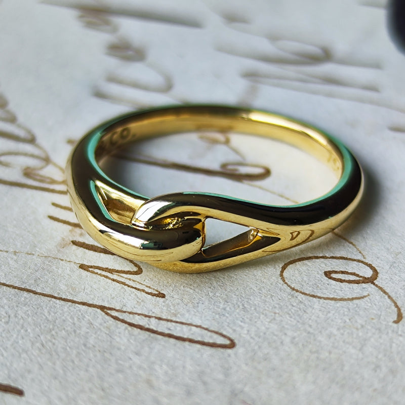 【オールドティファニー】TIFFANY&Co
ティファニー ノットリング 18金YG
