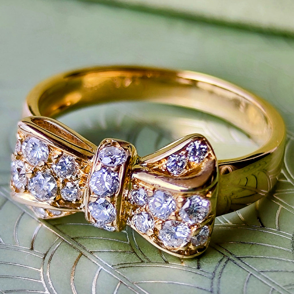 【Vintage Van Cleef & Arpels】ヴァンクリーフ&アーペル リボンリング