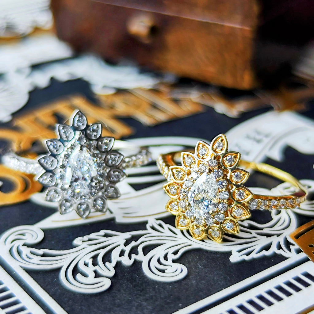 【インターナリーフローレス】天然ダイヤモンド 0.30ct 18金 GIA