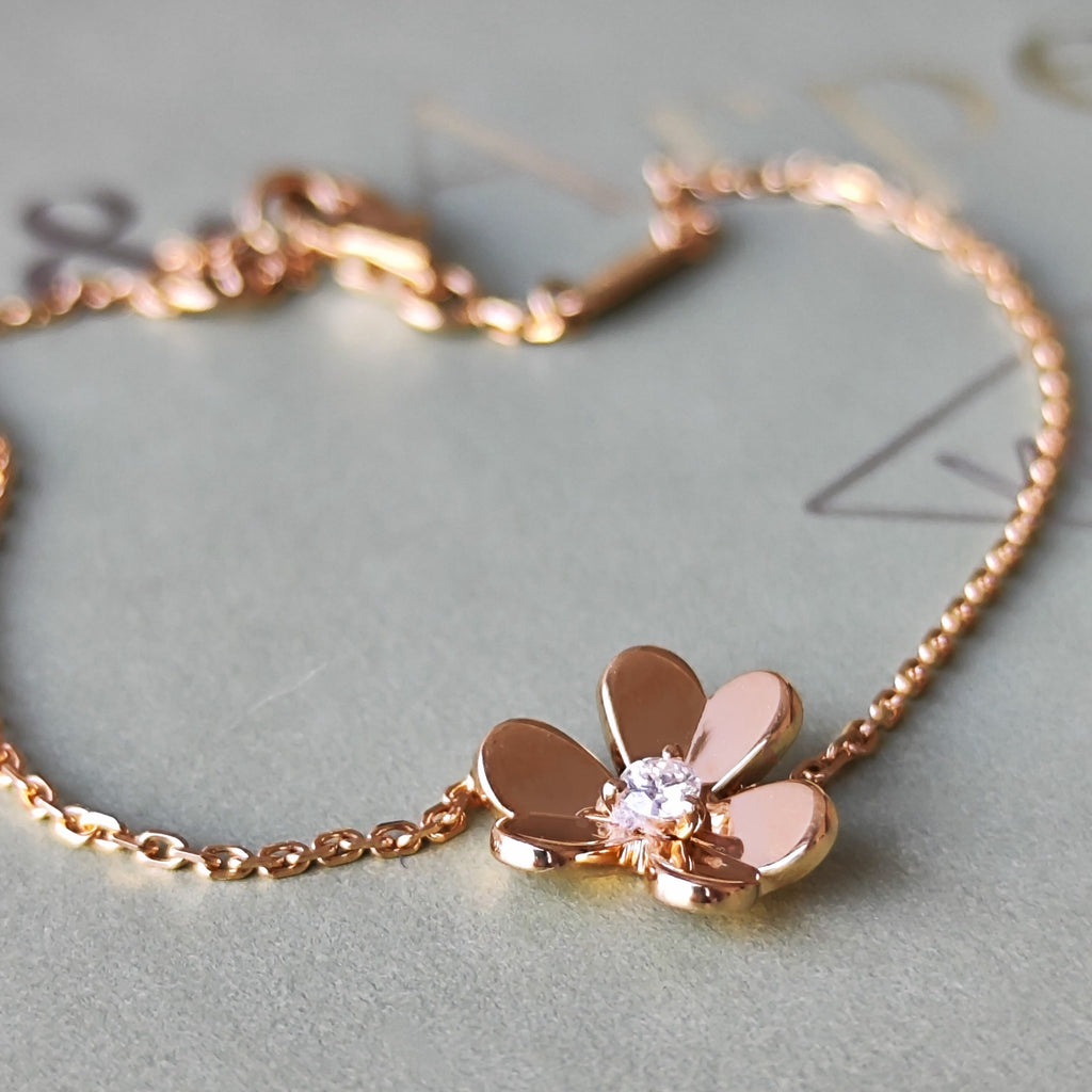 Van Cleef & Arpels ヴァンクリーフ&アーペル フリヴォル ダイヤモンド ミニ ブレスレット
