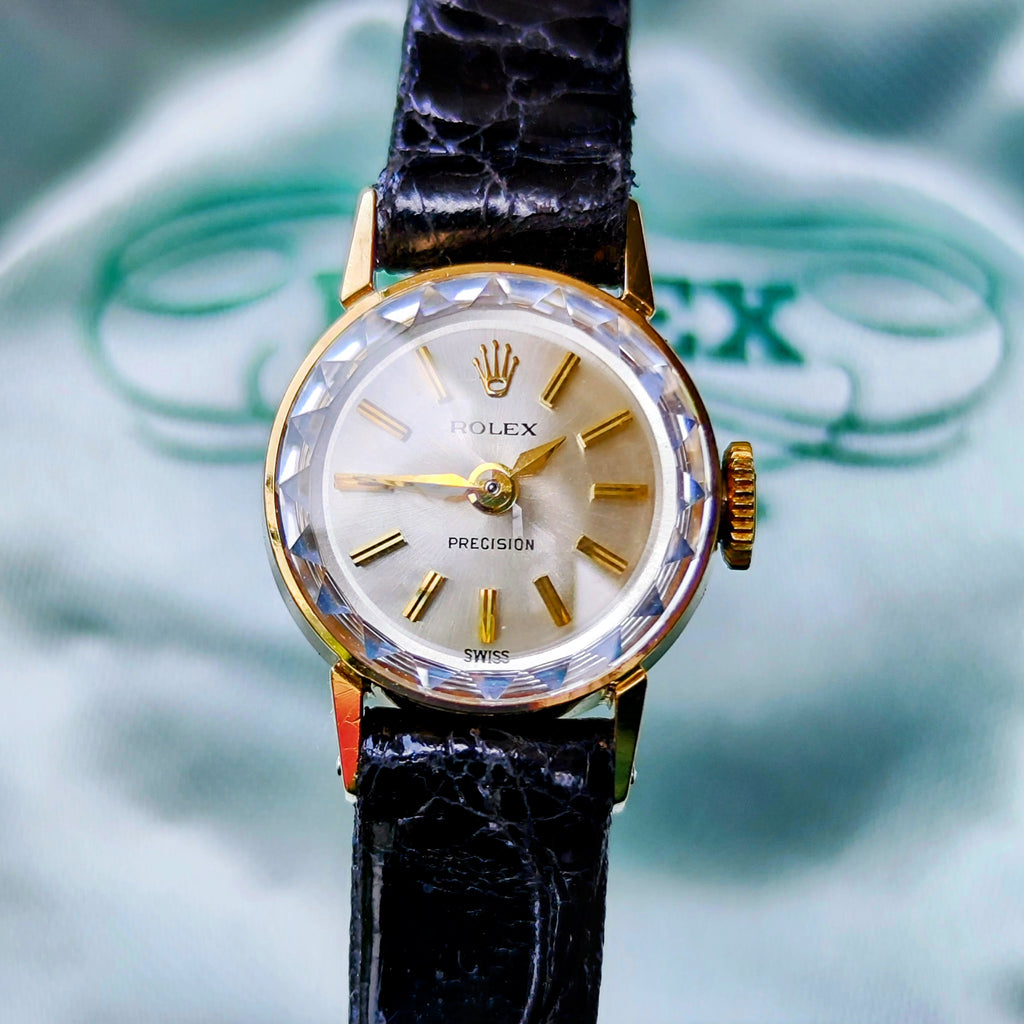 【OH済み】ROLEX ロレックスPRECISION プレシジョン 18金無垢 手巻き腕時計