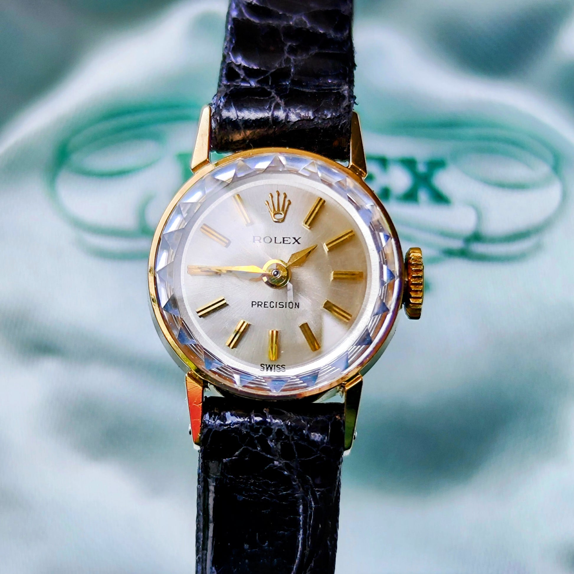 【OH済み】ROLEX ロレックスPRECISION プレシジョン 18金無垢 手巻き腕時計